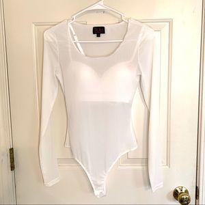 BUNDLE White Mesh Bodysuit + Bralette